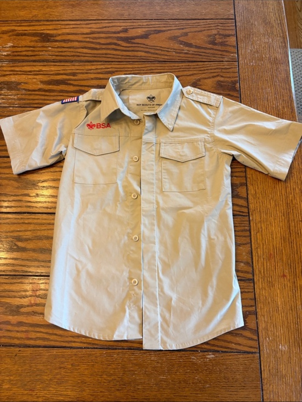 BSA Short-Sleeve Uniform Shirt - Kids size youth small